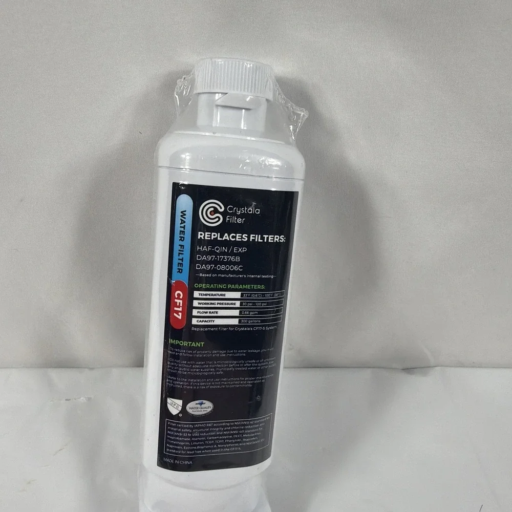 Crystala CF17 Premium Refrigerator Filter HAF-QIN/EXP DA97-17376B DA97-08006C